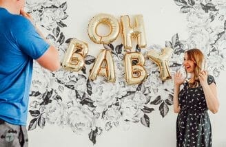 surprise pregnancy announcement