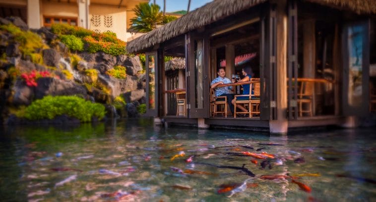 Tidepools dining couple