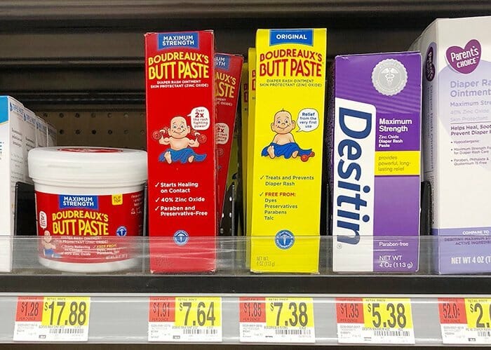 butt paste on walmart shelf